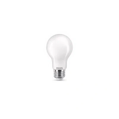 Philips A19 E26 (medium) Filament Led Bulb Daylight 75 Watt Equivalence 2 Pk In White