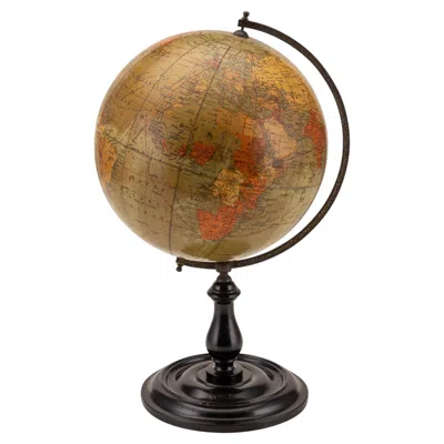 Pre-owned Philips Antique 20th Century British Empire Globe By  Of Fleet St C.1920 In Brown