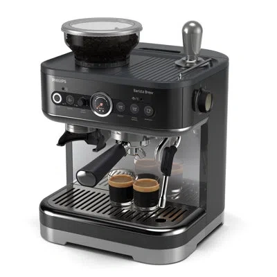 Philips Barista Brew Semi-automatic Espresso Machine In Black