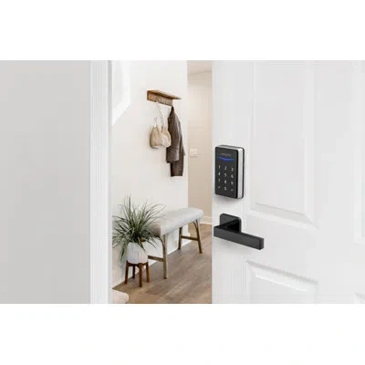 Philips Fingerprint Key-free Electronic Smart Door Lock Deadbolt In Satin Nickel