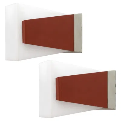 Pre-owned Philips Geometric Wall Lights By , 1960 In Transparent