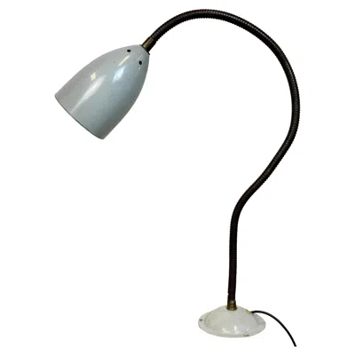 Pre-owned Philips Grey Industrial Gooseneck Table Lamp From , 1960s In Gray