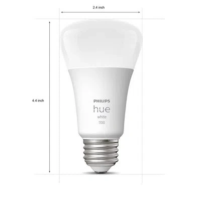 Philips Hue A19 E26 (medium) Smart-enabled Led Bulb Starter Kit Cool White 75 Watt Equivalence 2 Pk