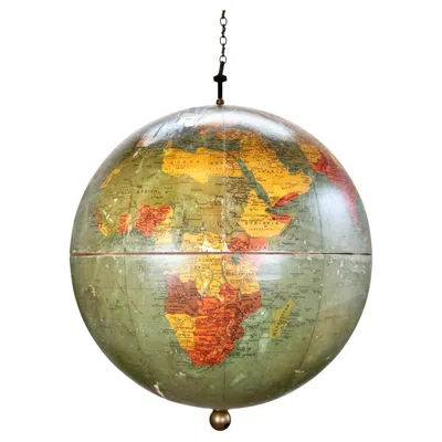 Pre-owned Philips Large 1950's ' Hanging Globe In Brown