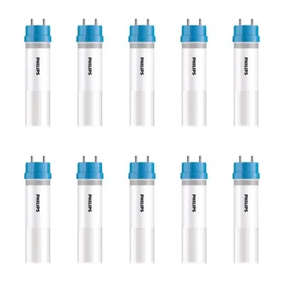 Philips Led Multi-cct 48 In. G13 T8 Linear 32 Watt Equivalence 10 Pk In White