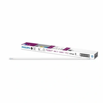 Philips Led Multi-cct 48 In. G13 T8 Linear Light Bulb 40 Watt Equivalence 10 Pk In White
