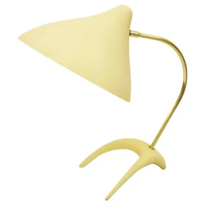 Pre-owned Philips Louis Kalff Crane Feet Table Lamp For  In Yellow