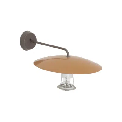 Pre-owned Philips Louis Kalff Wall Mount Sconce With Butterscotch Yellow Enameled Metal Shade