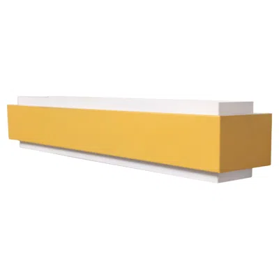 Pre-owned Philips Metal Rectangular Fluorescent Wall Lamp 1960s Holland In Orange