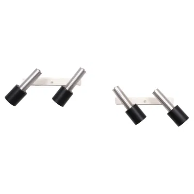 Pre-owned Philips Mid-century Modern Adjustable Wall Lamps, Aluminum, 1975 In Transparent