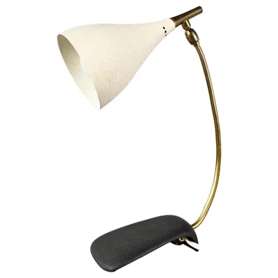 Pre-owned Philips Minimalist Desk Lamp By Gebrüder Cosack, Germany 1950's In Sand