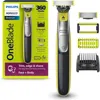 Philips Norelco Oneblade 360 Face + Body,  Hybrid Electric Razor & Trimmer Kit In Silver