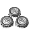 Philips Norelco Series 3000 Sh30 Replacement Shaving Heads, Set Of 3 In Silver