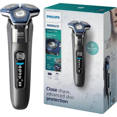 Philips Norelco Shaver 7200,  Rechargeable Wet & Dry Electric Shaver With Senseiq In Gray