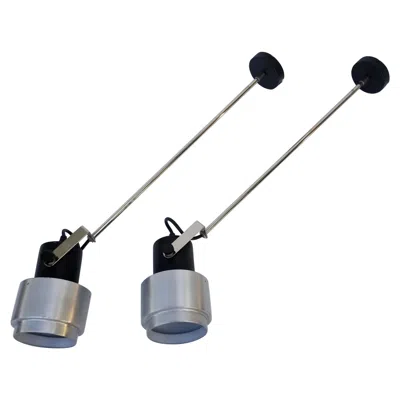 Pre-owned Philips Pair Of 1970s  Sconces, 2 Pairs Available In Transparent