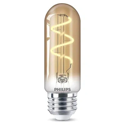 Philips T10 E26 (medium) Led Bulb Amber 25 Watt Equivalence 1 Pk In Brown