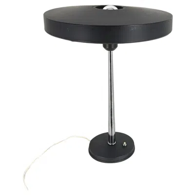 Pre-owned Philips Vintage Louis Kalff Desk Lamp, 1960s In Black
