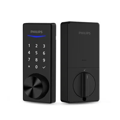 Philips Wi-fi Smart Deadbolt Door Lock With Multiple Access Methods In Matte Black