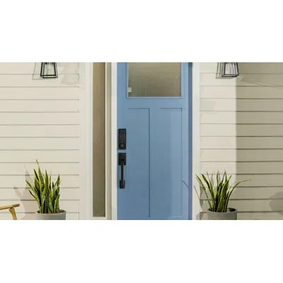 Philips Wi-fi-enabled Smart Door Lock Deadbolt With Palm Recognition In Matte Black