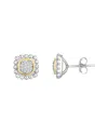 Phillip Gavreil Phillip Gavriel 18k & Silver 0.14 Ct. Tw. Diamond Studs
