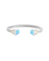 Phillip Gavreil Phillip Gavriel 18k & Silver Turquoise Bangle Bracelet