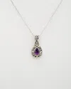 Phillip Gavriel 18k & Silver Amethyst Necklace