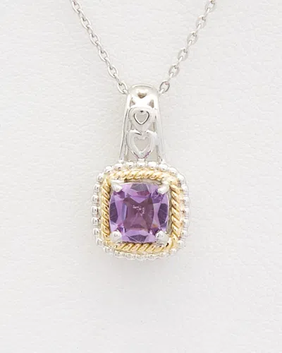 Phillip Gavriel 18k & Silver Amethyst Necklace