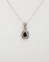 Phillip Gavriel 18k & Silver Garnet Necklace