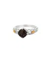 Phillip Gavriel 18k & Silver Smokey Quartz Ring