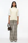 3.1 Phillip Lim Chainlink Bouclé Mockneck Vest In Ivory