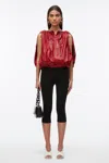 3.1 Phillip Lim Cocoon Zip Top In Red
