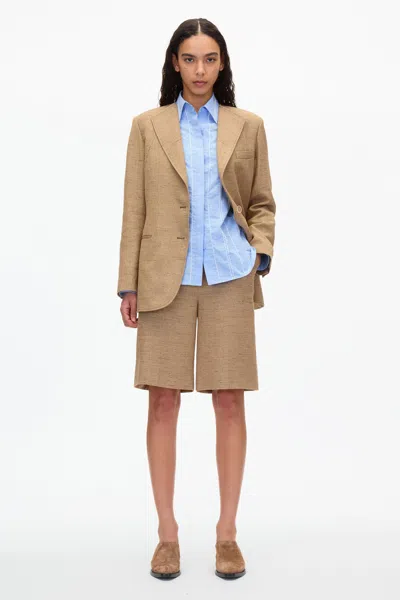3.1 Phillip Lim Collarless Relaxed Blazer In Cloud Grey