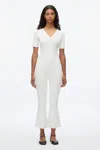 3.1 Phillip Lim Compact Cropped Kickflare Pant In Ivory