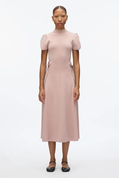 3.1 Phillip Lim Compact Rib Tulip Dress In Rose