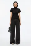 3.1 Phillip Lim Compact Rib Tulip Top In Ivory