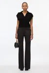 3.1 Phillip Lim Cuffed Kick Flare Pant In Oak