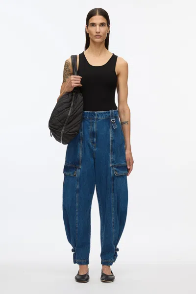 3.1 Phillip Lim Denim Cargo Jean In Vintage Blue