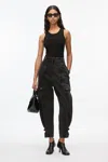 3.1 Phillip Lim Denim Cargo Jean In Washed Blk