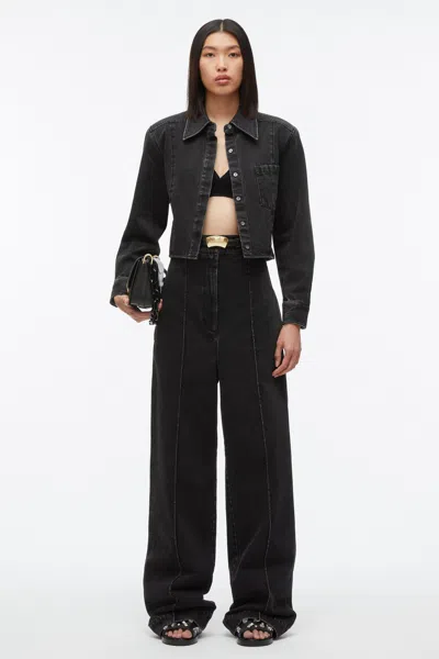 3.1 PHILLIP LIM DENIM EXTREME HIGH WAISTED TROUSER