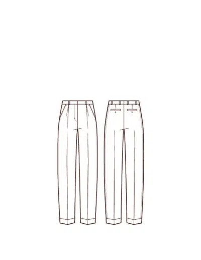 3.1 Phillip Lim Double Pleat Wide Leg Trouser In Grey Melange