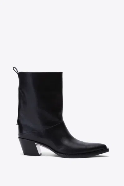 3.1 Phillip Lim Downtown Wide Shaft Boot In Black