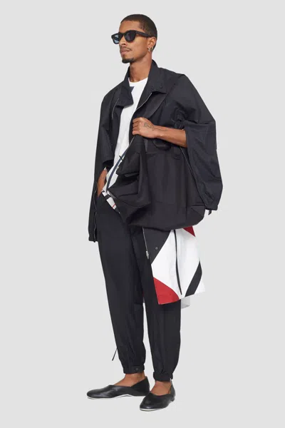 3.1 Phillip Lim Fishtail Parka In Blk Multi