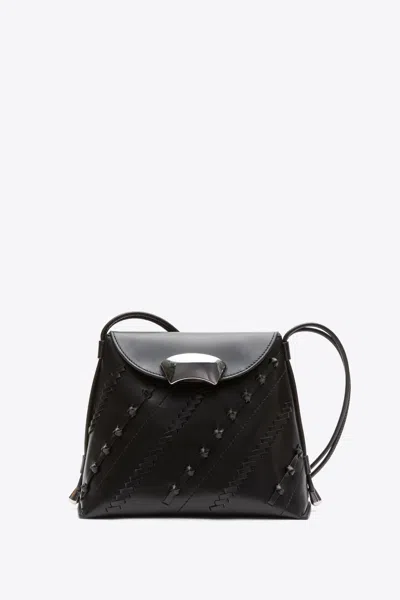 3.1 Phillip Lim Id Petit Soft Shoulder Bag With Leather Craft In Black