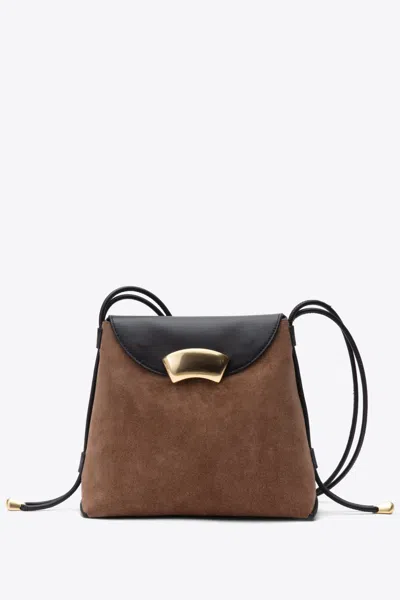 3.1 Phillip Lim Id Petite Soft Shoulder Bag In Aubergine-brick