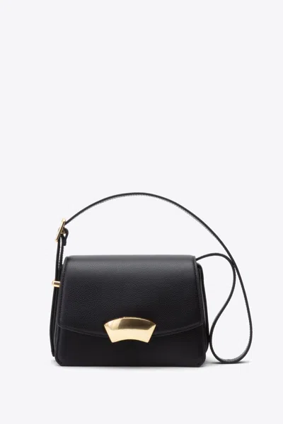 3.1 Phillip Lim Id Pebbled Leather Shoulder Bag In Black
