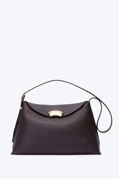 3.1 PHILLIP LIM DARK CHOCOLATE ID SOFT SHOULDER BAG