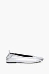 3.1 Phillip Lim Id Stretch Metallic Ballerina Flats In Silver