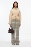 3.1 Phillip Lim Ribbed Alpaca-blend Cardigan In Praline