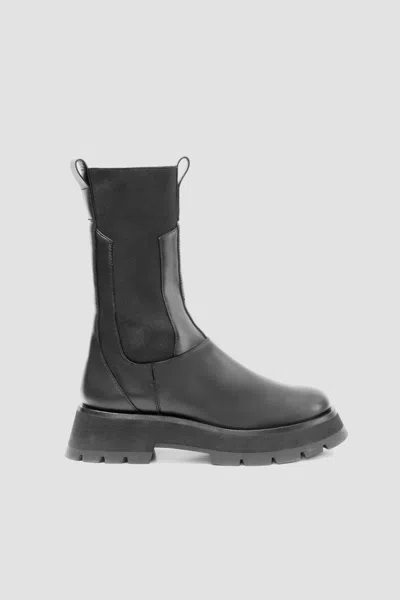 3.1 Phillip Lim Kate Lug Sole Combat Boots In Black
