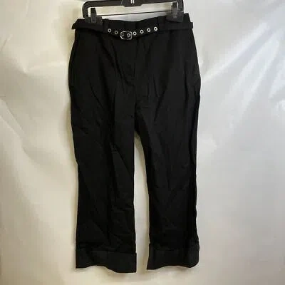Pre-owned Phillip Lim Kick Flare Pants Women's Size 2 Black F232-50030-cpw